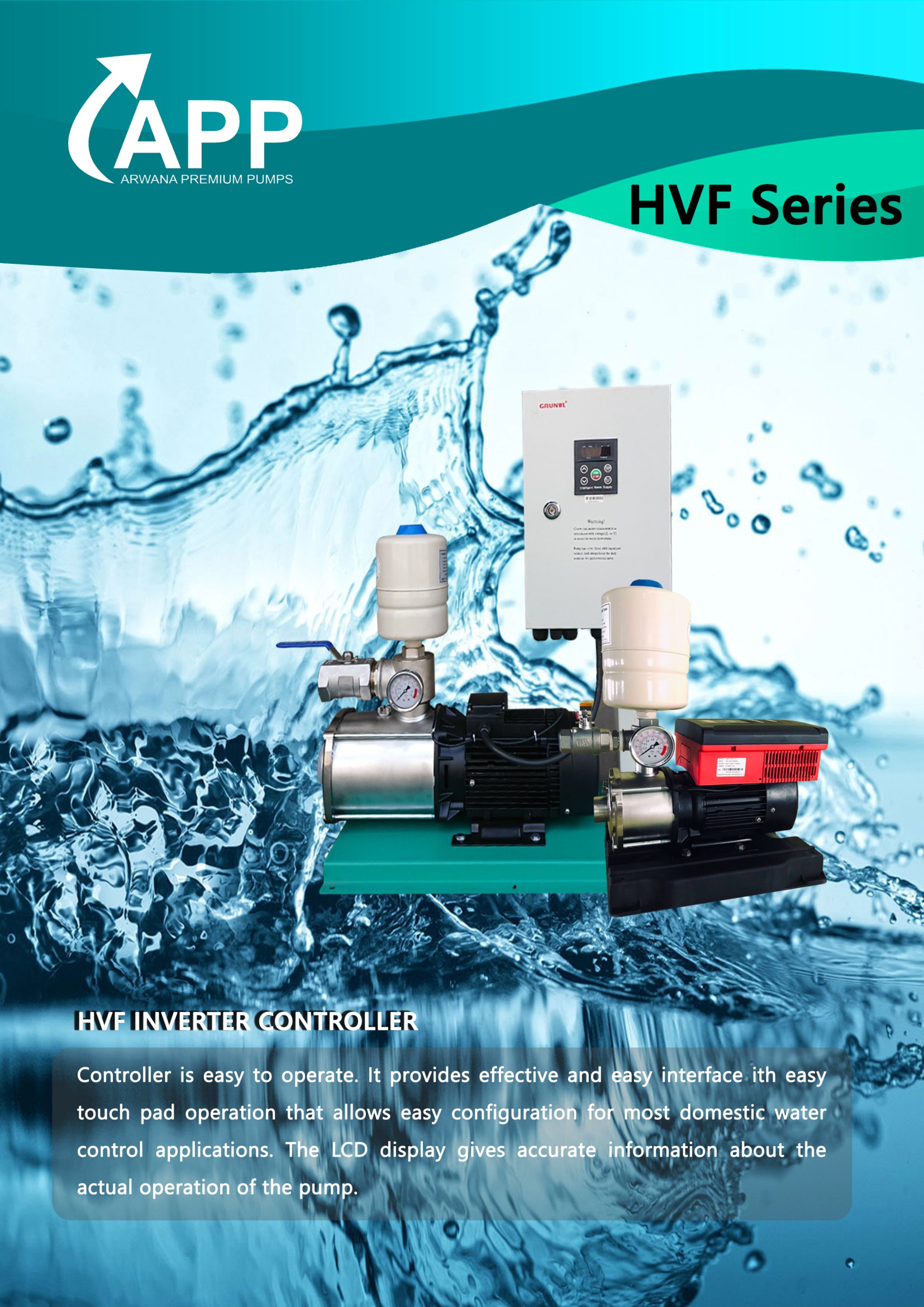 Máy Bơm Biến Tần APP HVF Series
